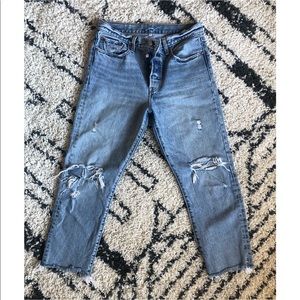 Levi’s Wedgie Fit High Rise Straight Leg Jeans